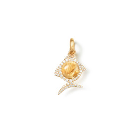 Ole Lynggaard Copenhagen Young Fish Charm mit Diamant-Pavé A3264-401