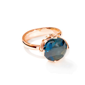 Tamara Comolli TULIP Ring Large mit London Topas R-TUL-l-ToLo-rg
