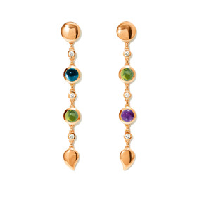 Tamara Comolli BOUTON Ohrringe Long 'Aurora' E-BOU-3-Aur-Cl-rg