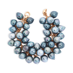 Tamara Comolli GRAPES Armband mit Tahiti-Perlen B-GRP-Tah-rg