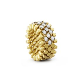 Serafino Consoli Brevetto Multi-Size Ring RMS 5HM4 YG WD