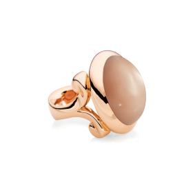 Tamara Comolli HIPPIE GLAM Ring small Brauner Mondstein R-HG-s-MoBr-rg