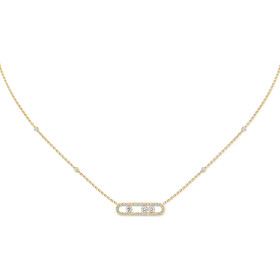 Messika Move Classique Baby Pavé Halskette 04322-YG