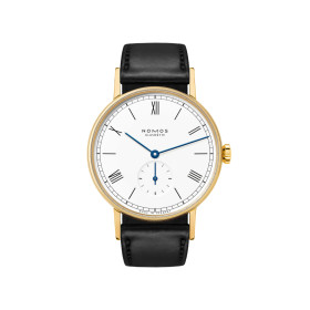 NOMOS Glashütte Ludwig Gold Emailleweiß 215