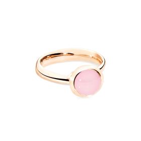 Tamara Comolli BOUTON Ring small Chalcedony pink R-BOU-s-ChPi-rg