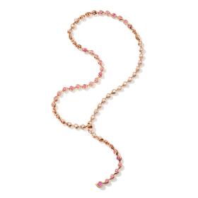 Tamara Comolli SNOWFLAKES Collier Rivière Classic 'Blush'  C-SF-Riv-Cl-Blu-rg