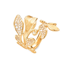 Ole Lynggaard Copenhagen Forest Ring mit Diamant-Pavé A3095-402