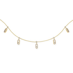 Messika Move Uno Choker Kette mit Quasten 12150-YG