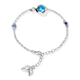 Tamara Comolli BOUTON Mini Chain Armband 'Ocean' Small/Medium B-BOU-c-Oce-sm-wg