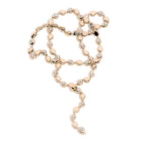 Tamara Comolli SNOWFLAKES Collier Rivière Classic alternating C-SF-Riv-Cl-alt-rg