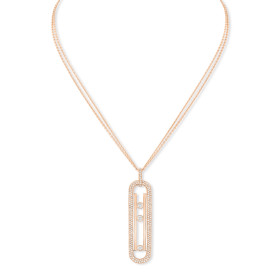 Messika Lange Move 10th Anniversary Halskette mit Anhänger 07228-PG