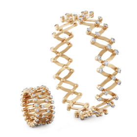 Serafino Consoli Serafino Multi-Size Ring und Armreif S.RB 1492 F4 RG WD