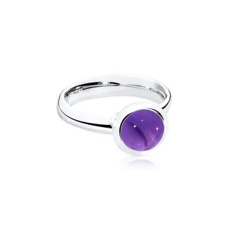 Bouton Ring small Amethyst