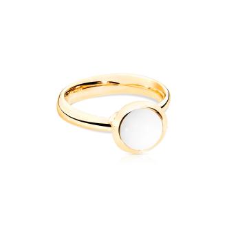 Bouton Ring small Cacholong