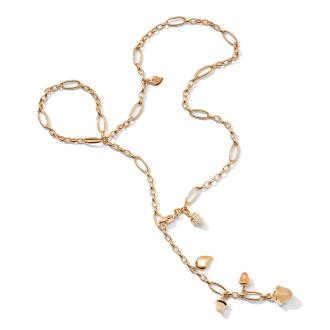 Mikado Collier Delicate Camel mit Diamond Pavé
