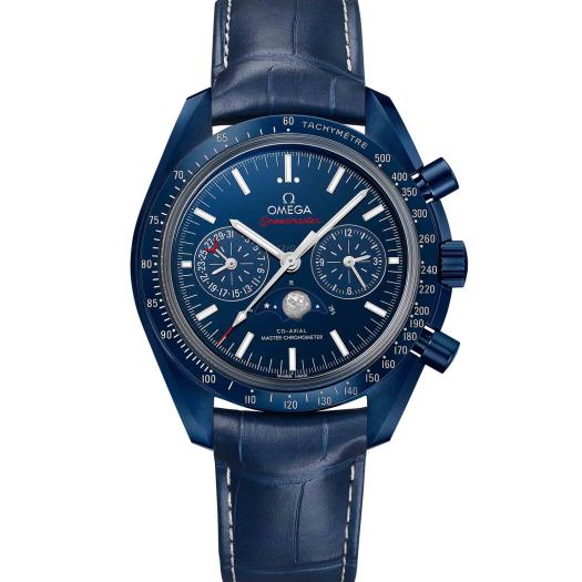 Omega - Speedmaster Blue Side Of The Moon Co-Axial Master Chronometer Moonphase Chronograph 