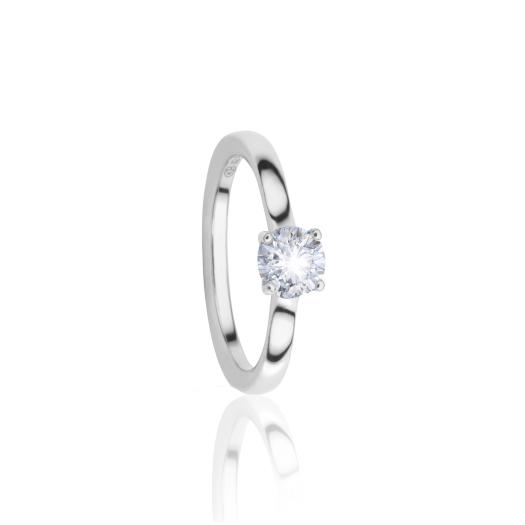 JL Solitärschmuck - Verlobungs- und Solitärring Royal 4er Krappe