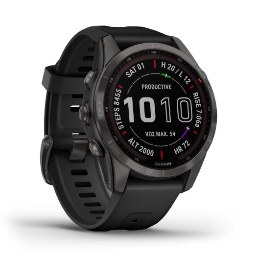 Garmin - fēnix® 7S Sapphire Solar