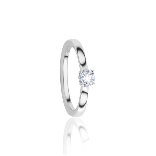 JL Solitärschmuck - Verlobungs- und Solitärring Royal 4er Krappe