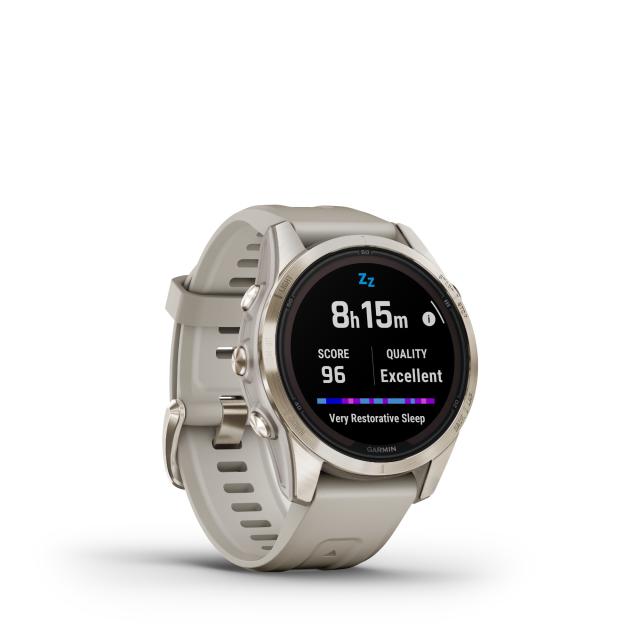 Garmin - fēnix® 7S Pro – Sapphire Solar Edition 42mm