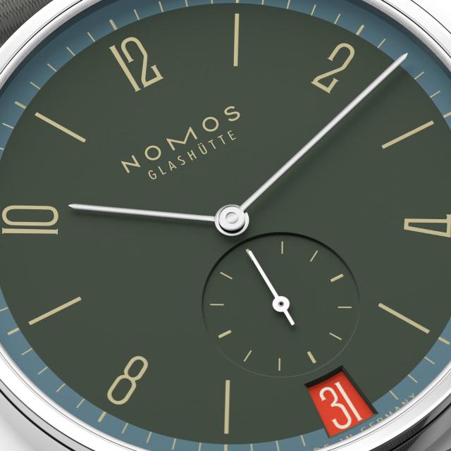 NOMOS Glashütte - Tangente 38 Datum Lakritze 