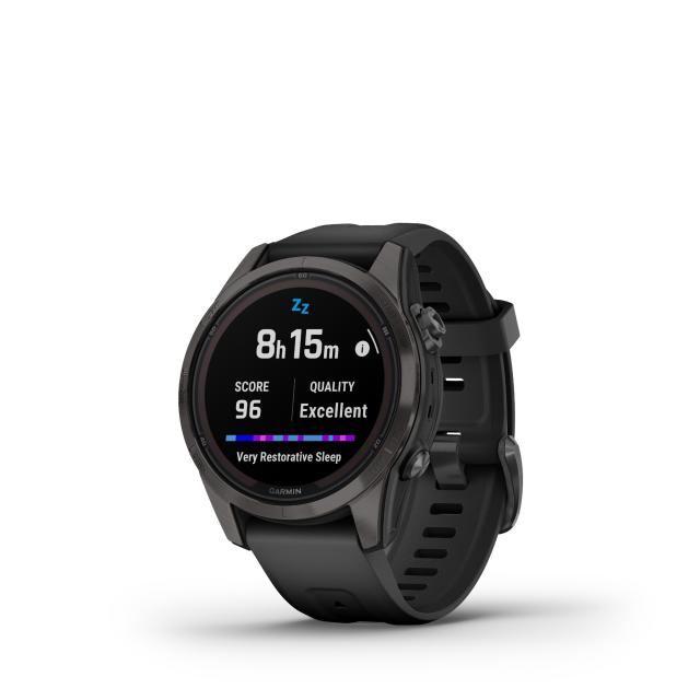 Garmin - fēnix® 7S Pro – Sapphire Solar Edition 42mm