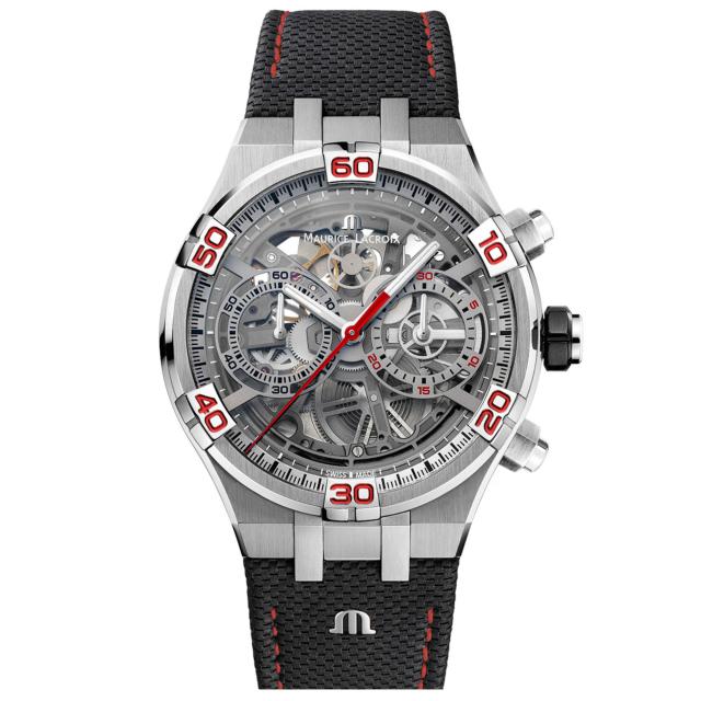 Maurice Lacroix - Aikon Automatik Skelettierter Chronograph Special Edition Mahindra Racing