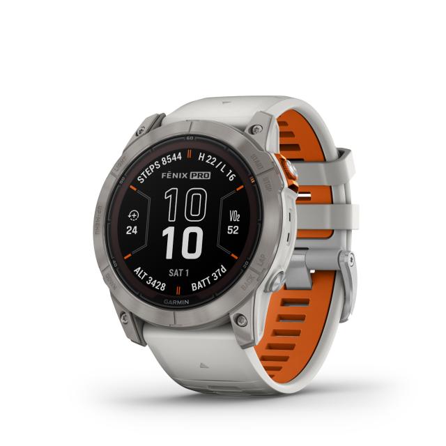 Garmin - fēnix® 7S Pro – Sapphire Solar Edition 51mm