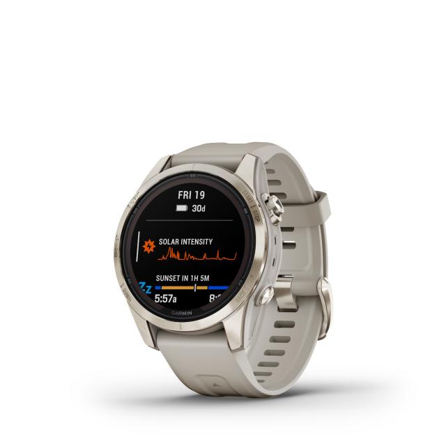 Garmin - fēnix® 7S Pro – Sapphire Solar Edition 42mm