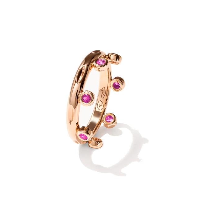 Tamara Comolli - GYPSY Ring Crown Brilliant Cut 'Blush' 