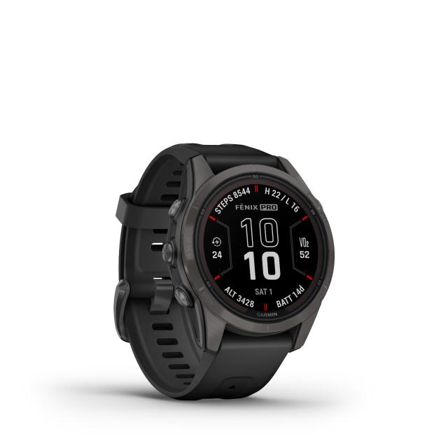 Garmin - fēnix® 7S Pro – Sapphire Solar Edition 42mm