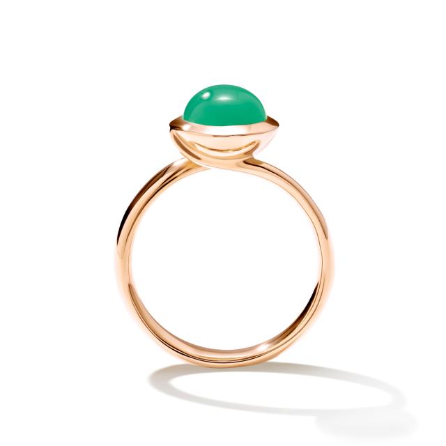 Tamara Comolli - BOUTON Ring small Chrysoprase