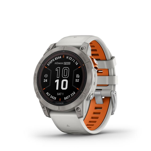 Garmin - fēnix® 7S Pro – Sapphire Solar Edition 47mm