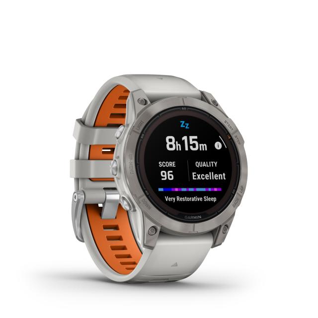 Garmin - fēnix® 7S Pro – Sapphire Solar Edition 47mm