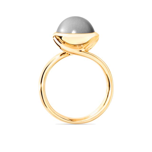 Tamara Comolli - BOUTON Ring large Grauer Mondstein