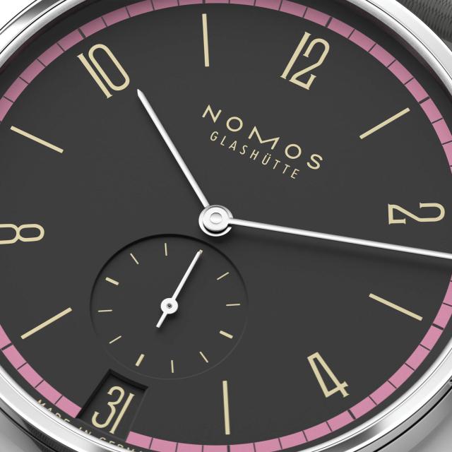 NOMOS Glashütte - Tangente 38 Datum Tiefseegrau 