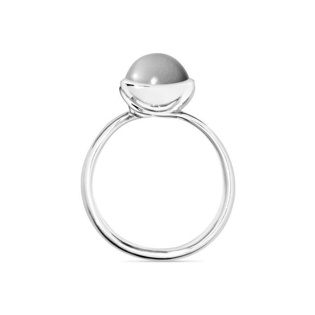 Tamara Comolli - BOUTON Ring small Grauer Mondstein