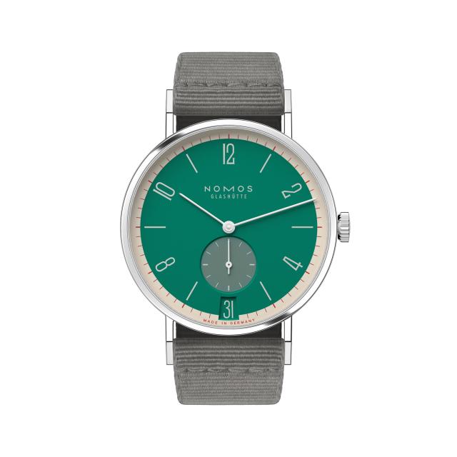 NOMOS Glashütte - Tangente 38 Datum Schlossgrün 