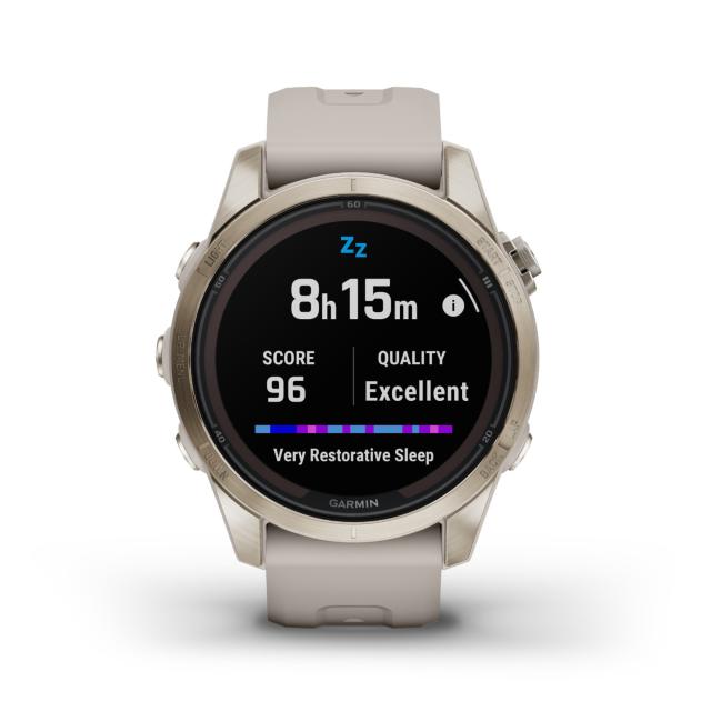 Garmin - fēnix® 7S Pro – Sapphire Solar Edition