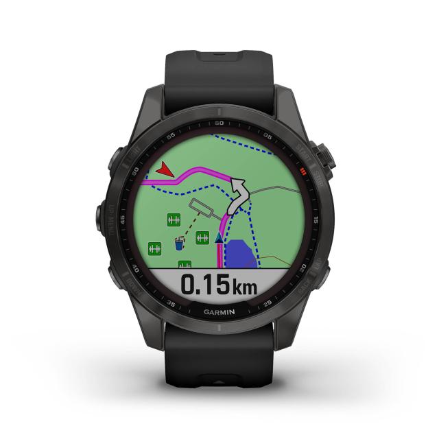 Garmin - fēnix® 7S Sapphire Solar
