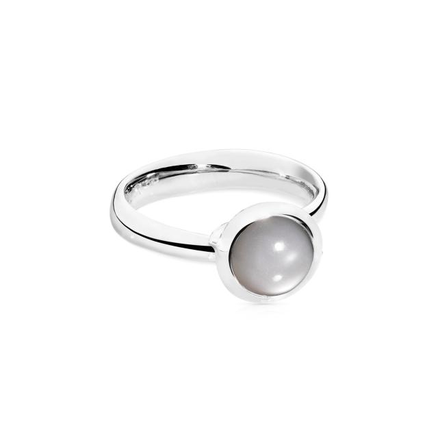Tamara Comolli - BOUTON Ring small Grauer Mondstein