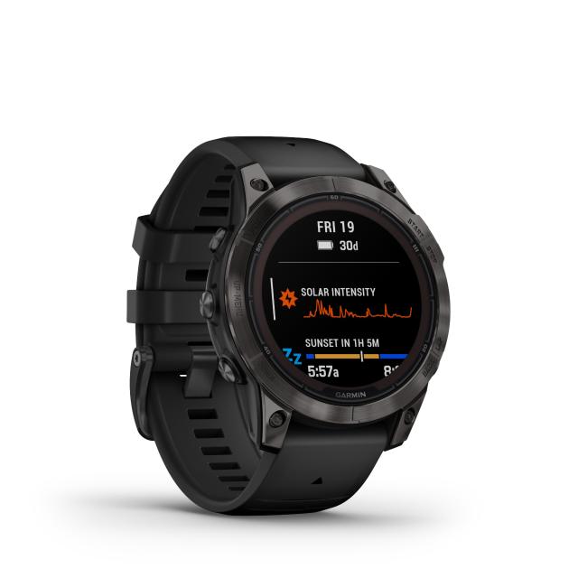 Garmin - fēnix® 7S Pro – Sapphire Solar Edition 47mm