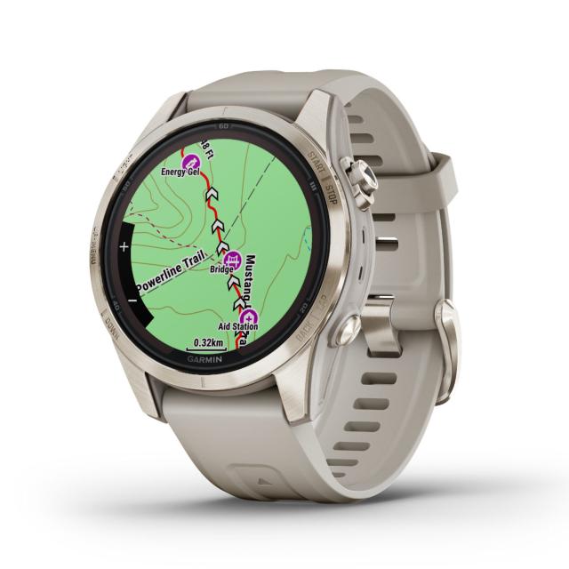 Garmin - fēnix® 7S Pro – Sapphire Solar Edition