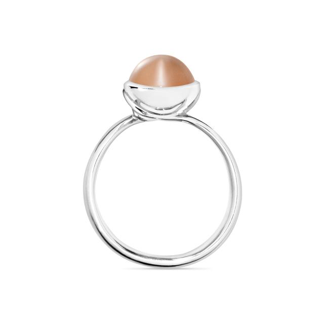 Tamara Comolli - BOUTON Ring small Brauner Mondstein