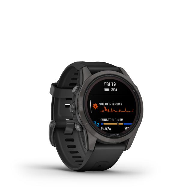 Garmin - fēnix® 7S Pro – Sapphire Solar Edition 42mm