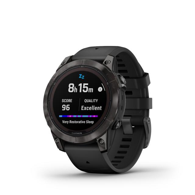 Garmin - fēnix® 7S Pro – Sapphire Solar Edition 47mm