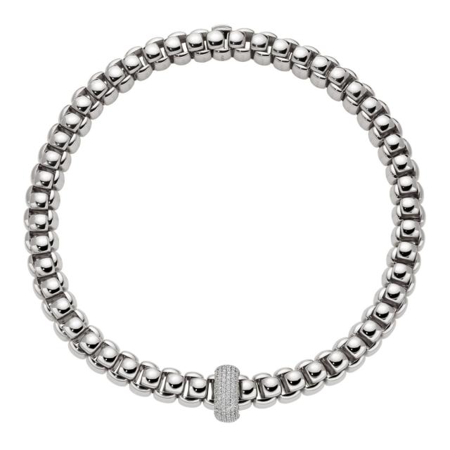 FOPE - Luna Halskette mit Pavé Diamanten