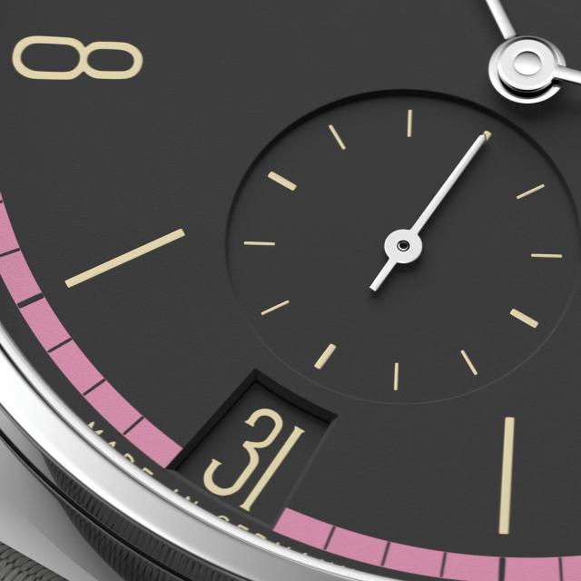 NOMOS Glashütte - Tangente 38 Datum Tiefseegrau 