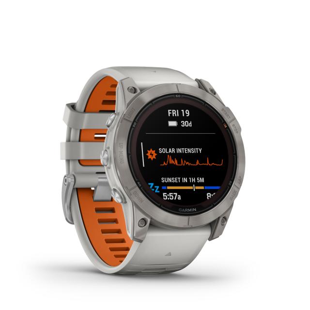 Garmin - fēnix® 7S Pro – Sapphire Solar Edition 51mm