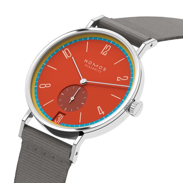 NOMOS Glashütte - Tangente 38 Datum Sportbunt 